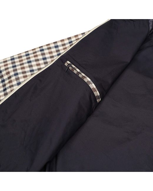 Aquascutum Black Archival Harrington Jacket for men