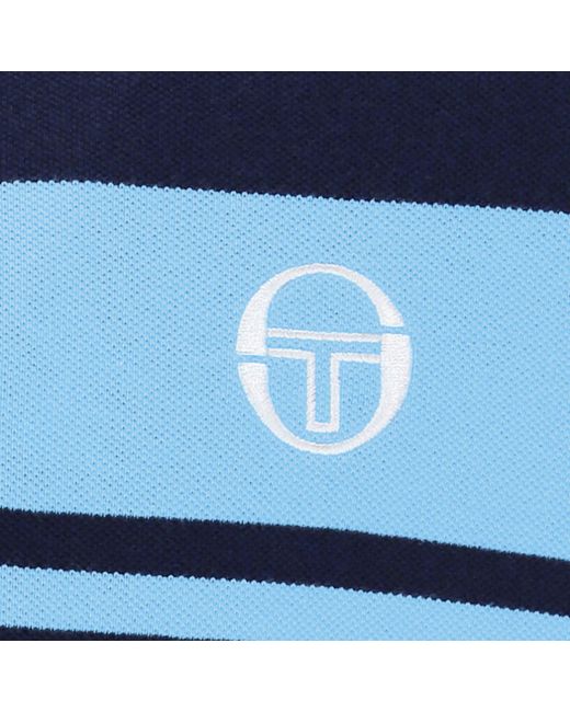 Sergio Tacchini Blue Young Line Polo Shirt for men
