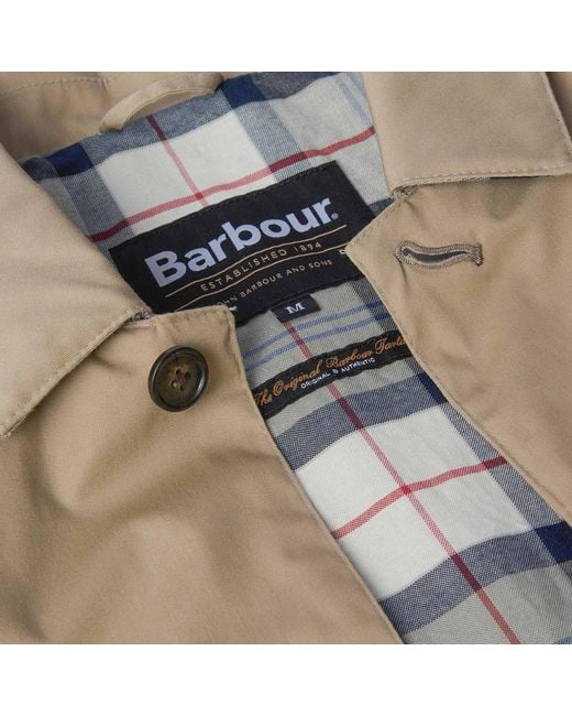 Barbour Natural Rokig Lightweight Mac Jacket for men