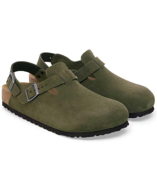Birkenstock Green Tokio Ii Suede for men