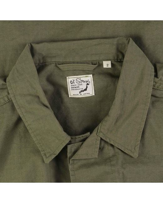 Orslow Green Tropical Jacket for men