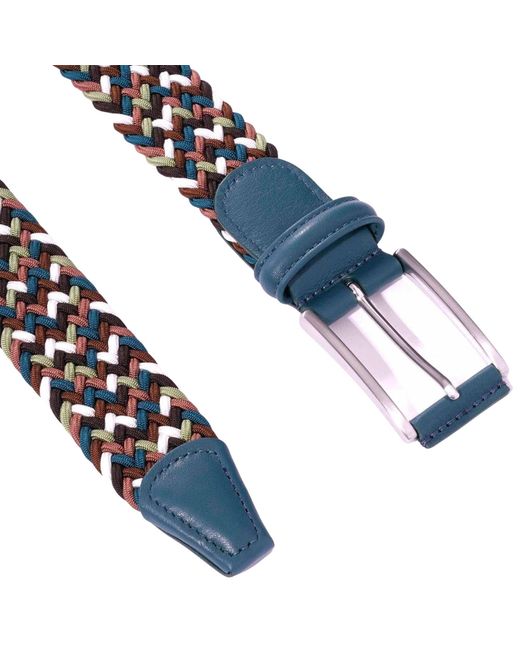 Andersons Blue Woven Belt for men