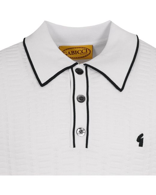 Gabicci White Ronnie Polo for men
