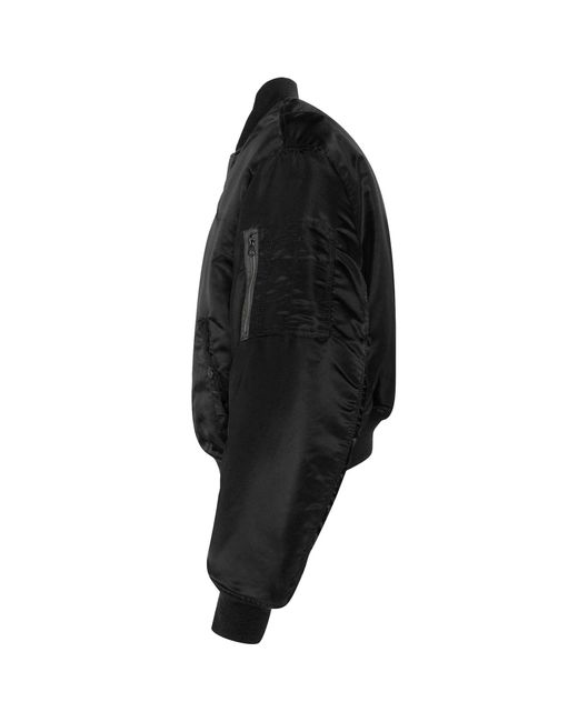 Schott Nyc Black Ma-1 90's Fit Bomber Jacket for men