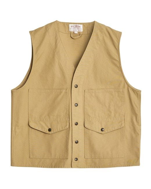 Filson Natural Dry Tin Vest for men