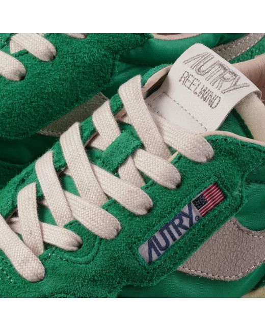 Autry Green Reelwind Low Sneakers for men