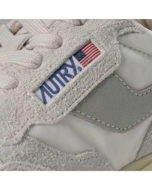 Autry White Reelwind Low Sneaker for men
