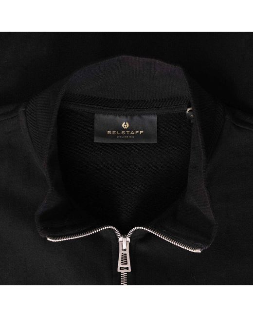 Belstaff Black Full Zip Sweatshirt for men
