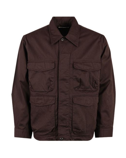 Universal Works Brown X Stuarts Parachute Field Jacket for men