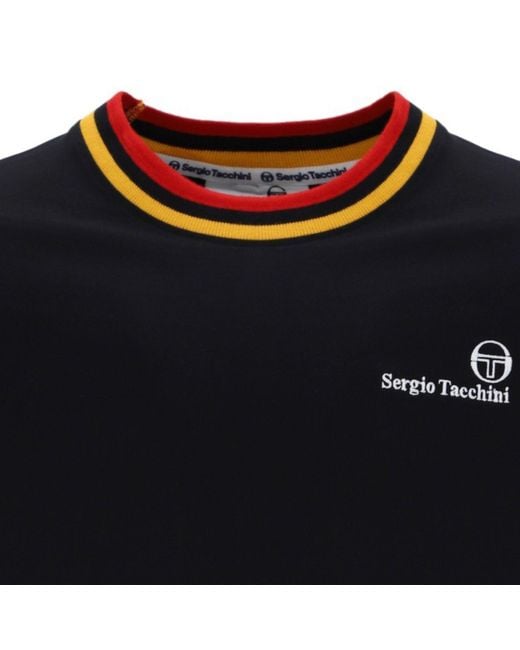 Sergio Tacchini Black Rainer Fc T-Shirt for men