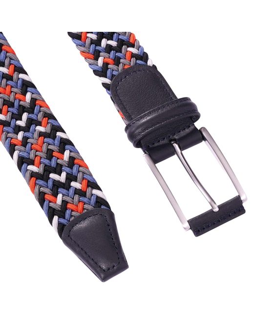 Andersons Blue Woven Belt for men