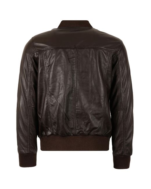 real hoxton Black Ryan Bomber Jacket for men