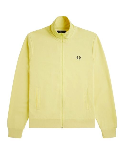 Fred Perry Yellow Track Jacket for men