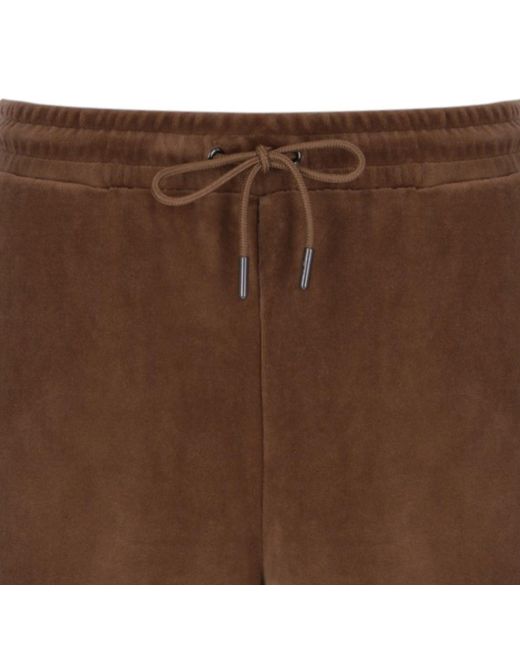 Fila Brown Otello Contrast Panel Track Pants for men