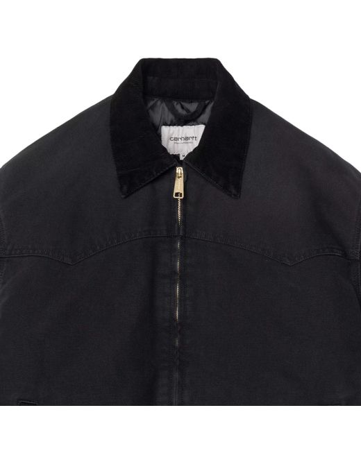 Carhartt Black Og Santa Fe Jacket for men