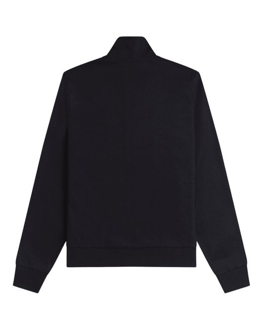 Fred Perry Blue Knitted Front Track Jacket for men
