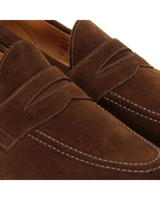 Sanders Brown Aldwych Penny Loafers for men