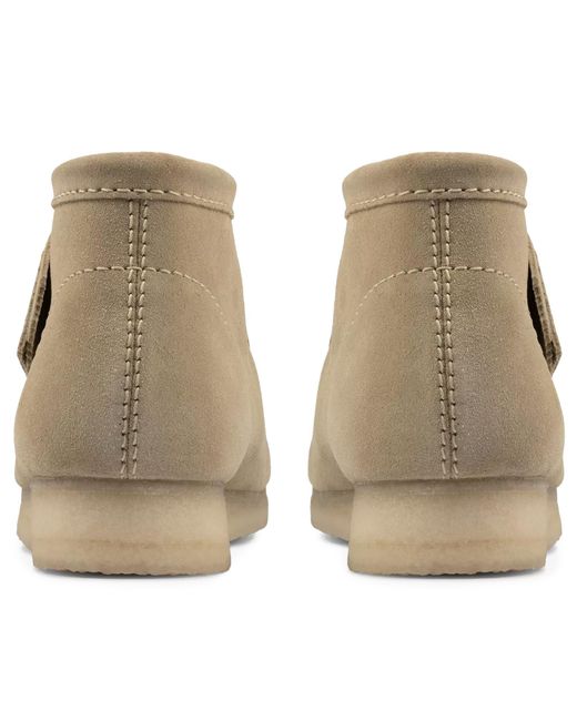 Clarks Natural Wallabee Boot Suede for men