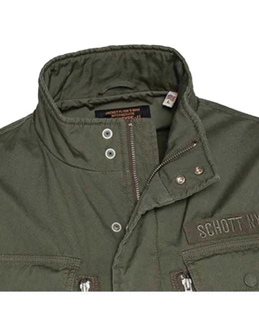 Schott Nyc Green M1941X Field Jacket for men