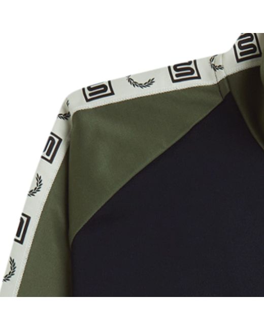 Fred Perry Black X Meyba Track Jacket for men
