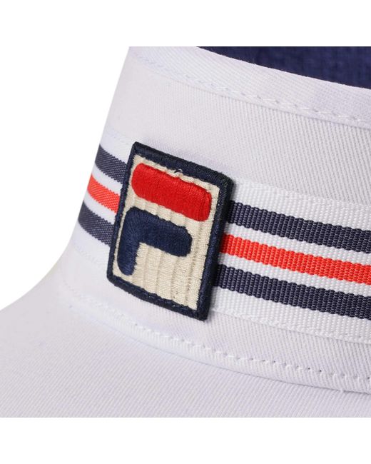 Fila White Larry Visor for men