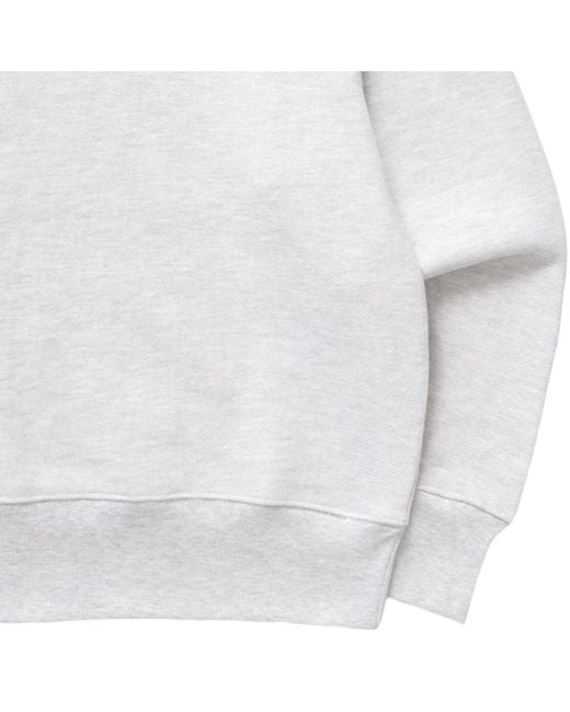 Power Goods White Loopback Crewneck for men