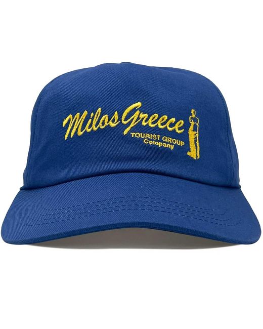 VISIT Caps Blue Milos Cap for men