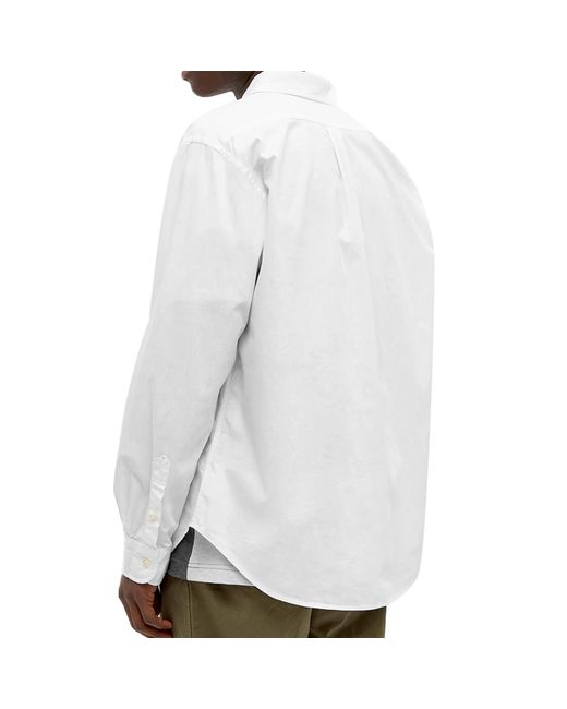 Orslow White Button Down Shirt for men