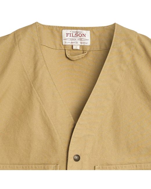 Filson Natural Dry Tin Vest for men