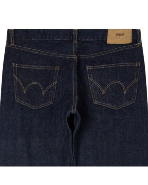 Edwin Blue Regular Tapered Jeans for men
