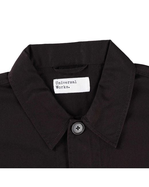 Universal Works Black Twill Field Jacket for men