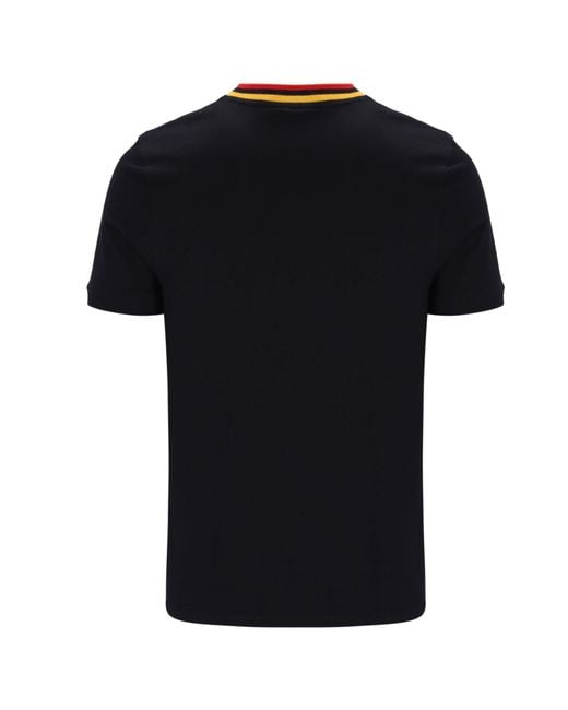 Sergio Tacchini Black Rainer Fc T-Shirt for men