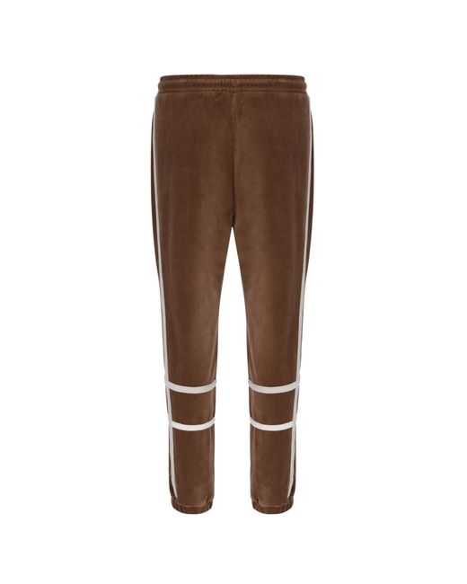 Fila Brown Otello Contrast Panel Track Pants for men