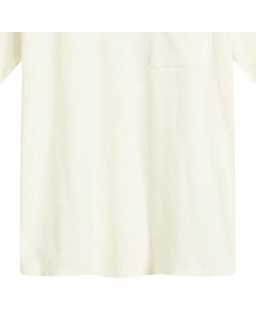 Universal Works White Newlyn Terry Polo for men