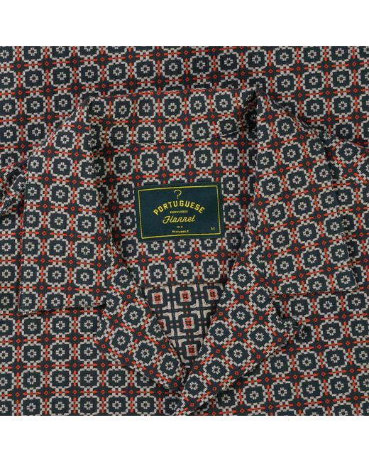 Portuguese Flannel Gray Portuguese Tile Shirt for men