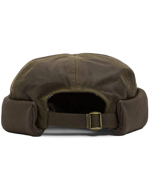 Barbour Green Renford Docker Hat for men