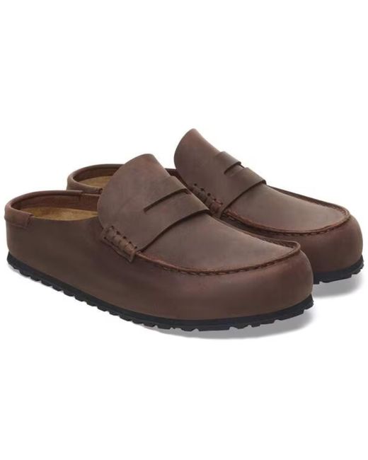 Birkenstock Brown Naples Wrapped for men