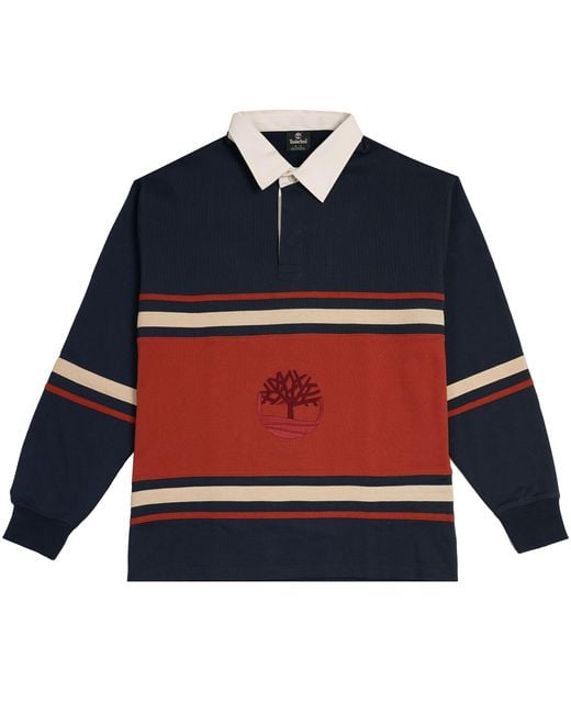 Timberland Blue Rugby Sweatshirt for men