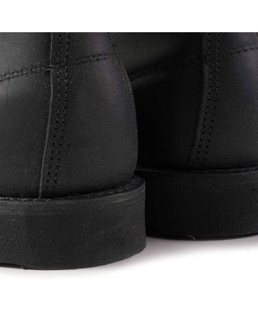 Red Wing Black Classic Moc Toe Boots for men