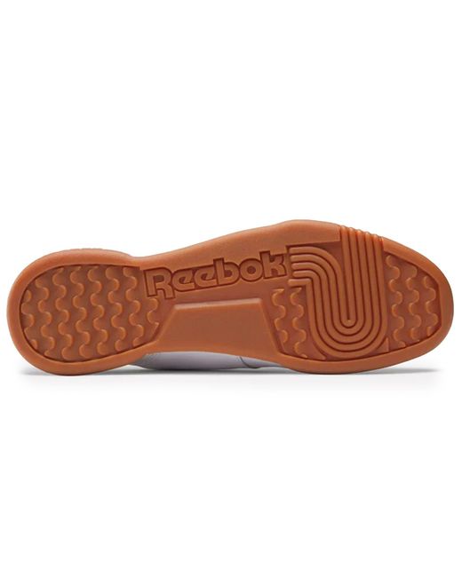 Reebok White Workout Plus Shoes for men