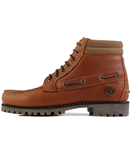 Timberland Brown 7-Eye Mid Lace Chukka Boots for men