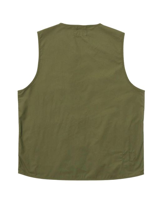 Universal Works Green City Waistcoat for men