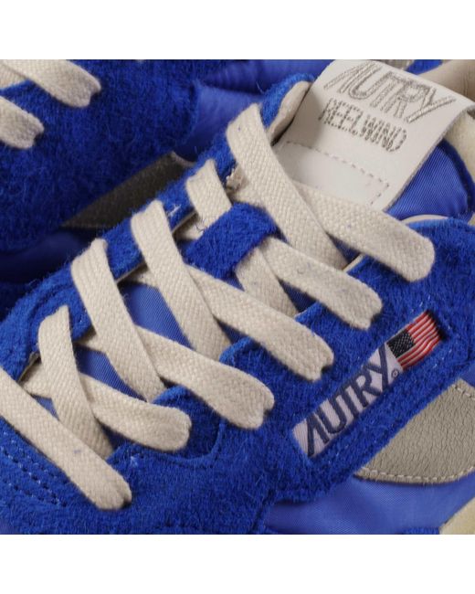 Autry Blue Reelwind Low Sneakers for men