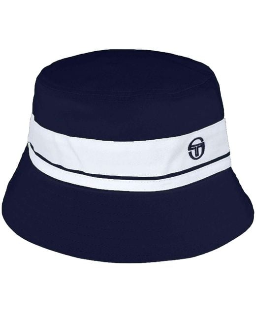 Sergio Tacchini Blue Newsford Bucket Hat for men