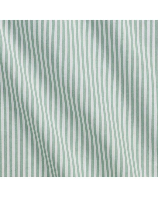 Polo Ralph Lauren Blue Custom Fit Striped Stretch Poplin Shirt for men