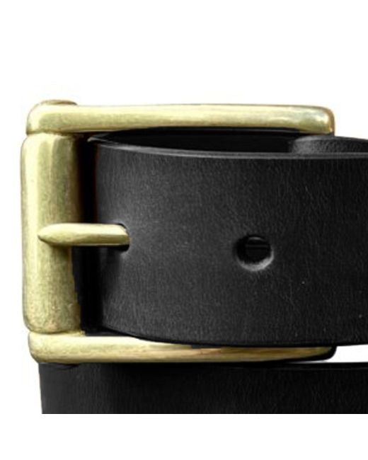 Barnes & Moore Black Garrison Belt for men