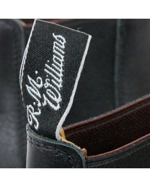 R.M.Williams Black Comfort Craftsman Leather Boot for men