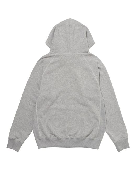 Wonder Looper Gray Zip Hoodie Super Looper French Terry for men