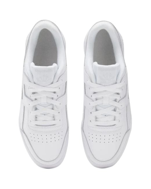Reebok White Workout Plus Shoes for men