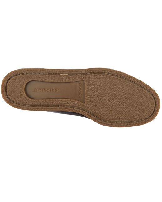 Sebago Brown Dolphin Waxed Leather Loafer for men